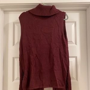 BCBG turtle neck vest